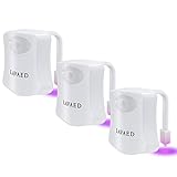 Lavaed WC-Nachtlicht mit Bewegungssensor und 8 wechselnden Farben, für WC-Schüssel, Sitzlampe für Badezimmer (3er-Pack)