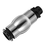 Abaodam Fontänendüse schaumsprüher wasserfontäne Sprinklerkopf Düse für Gartenschlauch Fontänen-Direktdüse Brunnenkopfdüse Düsenset für Springbrunnen Spritzbrunnendüse Abs Silver