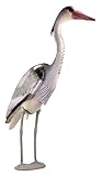 mgc24® Fischreiher Kalle - Gartendeko Tierfigur Teichfigur Reiherschreck Vogelabwehr