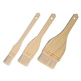 Abaodam 3 x Backpinsel, vielseitiger Öl-Backpinsel zum Kochen, Grillen, Backen, leicht zu reinigen für bequeme Lagerung und Verwendung