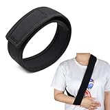 Armschlinge Schulter,Armschlinge,Verstellbar Leicht Komfortabel Schulterschlinge,Atmungsaktiv,Einstellbare Armschlaufe Schulterschlinge,Medizinische Schulterstütze für Verletzten Arm/Hand/Ellenbogen