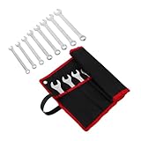 Lurrose 12-teiliges Ratschenschlüssel-set: 8–19 Mm Kombinations-box Und Maulschlüssel Für Die Auto- Und Hauswartung