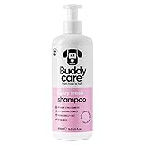 Buddycare Baby Fresh Dog Shampoo Shampoo für müffelige Hunde ab 8 Wochen - Baby-Puder-duftendes Welpen-Shampoo mit Aloe Vera und Provitamin B5 (500ml)