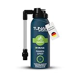 TUNAP SPORTS Pannenspray | Einfache Reparatur bei Reifenschäden unterwegs | Verschließt Löcher sekundenschnell | Kein Werkzeug notwendig | 125 ml Spraydose | E-Bike Germany