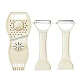 Manueller Gemüseraspel | Handgemüsehobel Werkzeug - Gemüseschneider Mit Rutschfestem Griff Für Karotten Zwiebeln Gurken