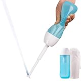 Tragbar Po Dusche Portable Bidet - 400ML Podusche Mit Einziehbarer Düse, Popodusche Mit Aufbewahrungstasche，weichere und haltbarere Flasche, Intimdusche Wochenbett，Po Dusche für Toilette Reisen (A)