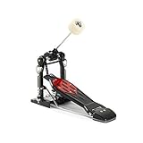 Fame Einzelpedal FP4000, Fußmaschine, Bass Drum Kick Pedal, Drum Hardware, Filz Beater, einstellbare Federspannung