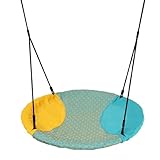 Wickey Winkoh Nestschaukel für Kinder - Robuste Gartenschaukel, 100 cm Durchmesser, Wetterfest, Max. 150 kg Belastung, Garten Schaukel