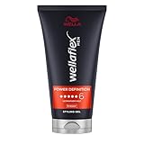 Wellaflex Men Power Definition Gel | Ultimativer Halt Styling Haargel | Veganes Haargel | Dermatologisch getestet & frei von Silikonen | 150ml