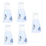 minkissy 5St Wasserflasche für Hamster nager trinkflasche Hamster wasserspender Futterautomat für Haustiere Futternapf für Hamster stehende Chinchillaflasche Käfig Chinchilla Flasche Ball