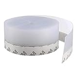 Dichtung Streifen Transparent, 10m Dichtungsstreifen Selbstklebend Silikon Multifunktions Zugluftstopper Draft Stopper Wetterschutzfenster Glastür für Türen Fenster Draft Stopper Glastür