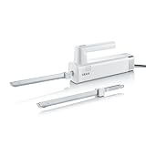 GRAEF. Elektromesser EK501EU, weiß, senkrecht abstellbar, Fingerschutz, spülmaschinengeeignete Edelstahlklingen