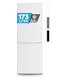 Heinrich´s Kühlgefrierkombination 173L Gesamtvolumen, 121L Kühlvolumen, 52L Gefriervolumen, LED Beleuchtung,Türanschlag wechselbar, leise 40dB, große Tiefkühlboxen, 7Temperaturstufen,(weiß)
