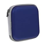 VALICLUD CD Organizer mit Fächern Robuste DVD und CD Aufbewahrungstasche Blau für Spiele Musik und Videodiscs Platzsparend und Praktisch für Auto und Zuhause Zufällige Zufällige Farbe