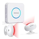 Türklingel mit Bewegungsmelder, kabellos, Bewegungsmelder, Alarm für den Innenbereich, Geschäftseintrittswarnung, Klingel mit Summer, Türklingel für Zuhause/Garagentor/Geschäft, USB/batteriebetrieben