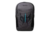 Acer Predator Urban Gaming Laptop Rucksack 15,6 zoll - Laptoptasche 15.6 zoll, Polyester, mehrere Taschen, auch geeignet für Reisen, Arbeit, Freizeit, Uni, Schwarz