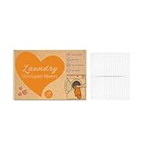 Waschmittel Blätter in Hochkonzentrierte Fleckenentferner für Color & Feinwäsche (30 Blätter, Hautfreundlich, Reisefertig, Sicher für Waschmaschinen)