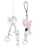 MYGLOAR Niedliche Handyanhänger, 2 Stück süße Anhänger, Schultergurte, Handyanhänger, Handyhüllen, Schlüsselanhänger, Kameraanhänger, Accessoires, Geeignet für Taschen, Preise, Rucksäcke, Anhänger
