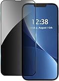 SharkProten 1 Stück Sichtschutz Panzerglas Kompatibel mit iPhone 14 Pro Max [10X Militärschutz] TOP 9H+ Anti Spy Schutzfolie für iPhone 14 Pro Max, Null Blase