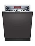 NEFF S255ECX11E XXL-Geschirrspüler vollintegriert N50 / 55T x 59.8B x 86.5H cm / Home Connect / TimeLight / Chef 70° / 6 Programme/ Edelstahl/Schwarz [Energieklasse C]