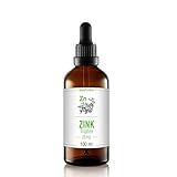 Zink 25 mg Tropfen | 100 ml | Zinksulfat | Alkoholfrei | vegan | hoch dosiert | Made in Germany