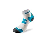 Lenz Unisex Sportsocken Running 4.0, Weiß Blau, 42-44, 085blk