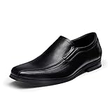 Bruno Marc Herren Mokassin Anzugschuhe Herren Slipper Slip on Bussnis Schuhe Cambridge-05,schwarz 44EU/10.5US