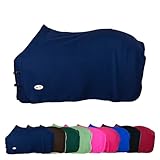 Abschwitzdecke BASICLINE HKM by Reiterladen24 dunkelblau 135cm