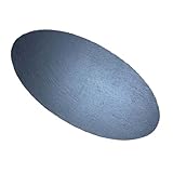 Luxshiny Ovaler Schiefer teller Vintage für Steak Sushi Dessert Robuste Servierplatte für Buffet und Restaurant Japanisch Stil Langlebig und Elegant