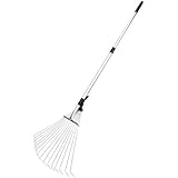 Siena Garden Teleskop-Laubrechen 154 cm Alu-Stiel 25 mm