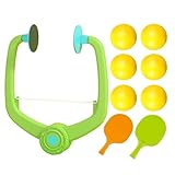 Tür-Pong-Set | Aufhängbar und verstellbar mit Schläger und Bällen – Tischtennis-Spiele auf der Innentür, für Jugendliche, Anfänger, Athleten, Innenbereich, Haus, Wohnung, Schlafzimmer