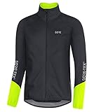 GORE Wear C5 Herren Fahrrad-Jacke GORE-TEX, L, Schwarz/Neon-Gelb