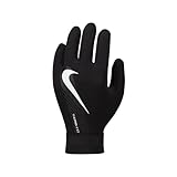 Nike Enfant Gants Academy Therma-Fit, Schwarz/Schwarz/Weiß, DQ6066-010, S