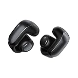 Bose Ultra Open Earbuds mit Bluetooth und OpenAudio Technologie, Clip On Kopfhörer, kabellose Open Ear Earbuds, immersive Audio, bis zu 48 Stunden Akkulaufzeit, Schwarz