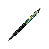 Pelikan Kugelschreiber Classic 200, Grün-Marmoriert, hochwertiger Druckkugelschreiber im Geschenk-Etui, 996694, 1 Stück (1er Pack)