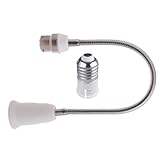 BAHJKASD B22 Zu E27 Extender Licht Adapter 360 Einstellbare Verlängerung LED Lampe Basis Birne Sockel Adapter Einstellbare Lampe