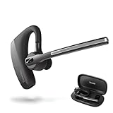 Conambo Aktualisiert V5.2 Bluetooth Headset,Headset mit Mikrofon Bluetooth mit CVC 8.0 und ENC Geräuschreduzierung für Business Office Trucker,Bluetooth Handy Headset Kompatibel mit Ladebox