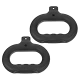 Toyvian 2 Stück Ersatzgriffe für Gartenwagen aus Robustem Kunststoff rutschfeste Schiebegriffe für Faltbare Bollerwagen und Camping Trolleys Ergonomische Kompatible Griffe ohne Schrauben