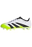 adidas Unisex Predator Club Firm Ground/Multi Ground Football Boots, Cloud White/Core Black/Lucid Lemon, 45 1/3 EU