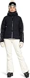 Roxy Damen Snowblizzard Skijacke - 15K wasserdicht, Hydrosmart-Kragen, PFAS-frei, Recycling-Gewebe, Anthrazit, Größe S