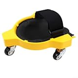 360-Grad-Knieschutzpolster mit FoN-Schaum für Bodenbelag, Garten- und Bauarbeiten, Rot (Gelb)