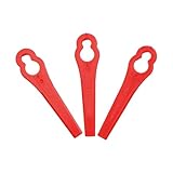 100 Stück Ersatz-Trimmerklingen – Grasklingen aus Kunststoff for Rasenmäher von Einhell for Gartengeräte