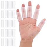 Fingerschutzhüllen, Sport-Fingerhandschuhe, Kissen, bequeme Fingerbandage, Stützabdeckungen, wasserdicht, Daumenschlauchschutz für Basketball, Arthritis, rissige Finger, Schmerzen, Ekzeme, 20 Stück