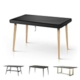 Abdeckhaube Tischplatte Abdeckung für Gartentisch Schutzhülle Gartentisch Hülle Abdeckung Lounge Tisch Abdeckung Wetterfest Abdeckungen für Gartentische Tischplattenhülle 220x100x15cm