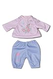 BABY born Jogginganzug,mit rosa Langarm-Shirt und lila Hose für 36cm Puppen, 838815 Zapf Creation