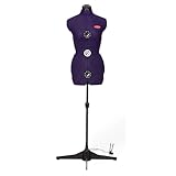 Prym 611 755 Schneiderbüste Prymadonna S, 8-teilig, Lila