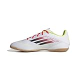 adidas Unisex F50 Club Football Boots Indoor, FTWR White/core Black/solar Yellow, 45 1/3 EU