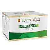 BodyFokus ArthroKraft Revital | 19-fach Komplex inkl. Collagen, MSM, Glucosamin & Hyaluronsäure - 30 Pulversticks & 60 Kapseln - in Deutschland produziert