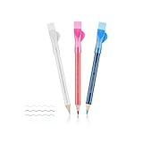 Schneiderkreidestifte zum Nähen Bleistift Schneiderkreidestift Markierstift Nähen Stoff Markierstift für Schneiderarbeiten, Nähen, Notizen, Nähutensilien und Zubehör, 3pcs ( Weiß, Rosa und Blau )