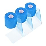 Toddmomy 1 Satz Wraps Für Den Sport Badminton Tennis Wickeln Griff Band Atmungsaktive Athletische Wickel Elastische Bänder Körpergelenkpackungen Schwamm Blue 3rollen